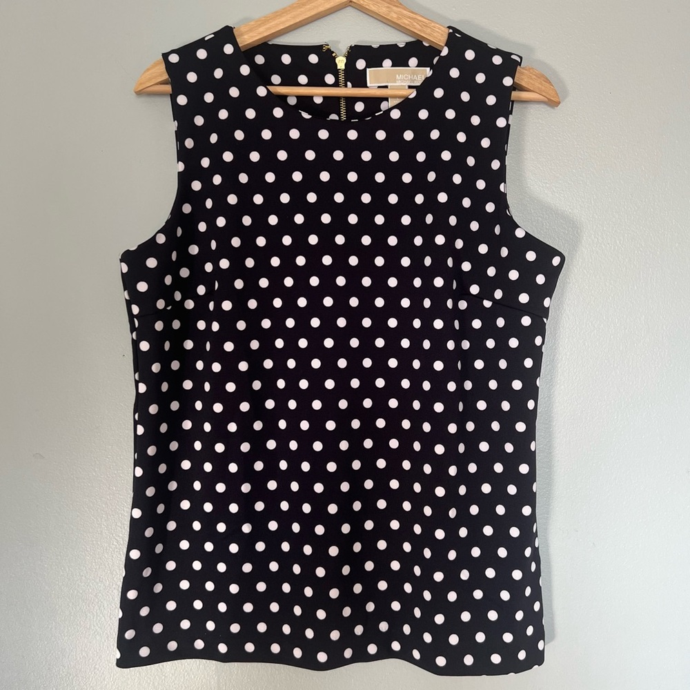 Michael Kors Women Polka dots sleeveless size L